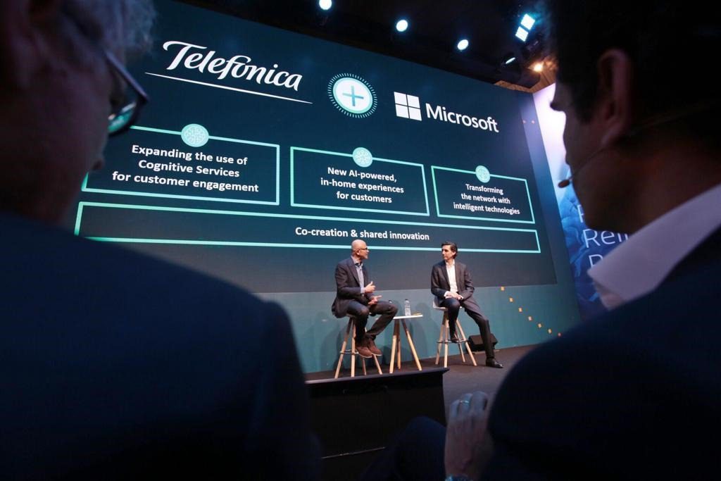 Microsoft y Telefónica se unen para desarrollar proyectos de IA y Blockchain