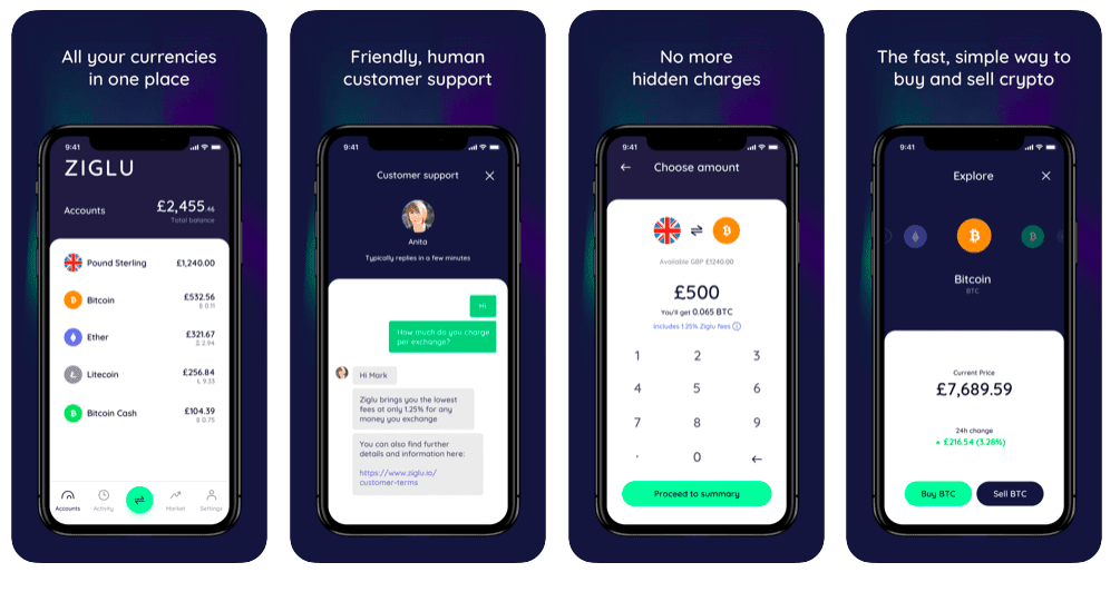 Ziglu quiere equiparar las criptomonedas con el dinero fiat