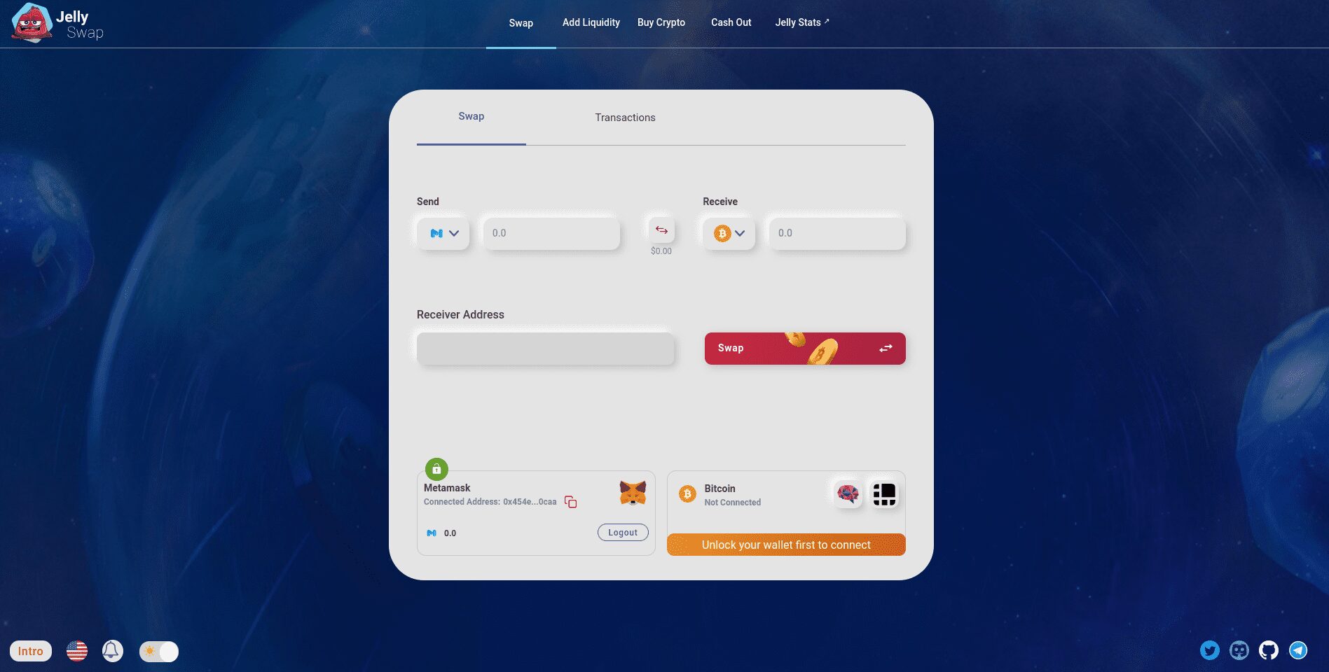 JellySwap, intercambios atómicos desde Polygon