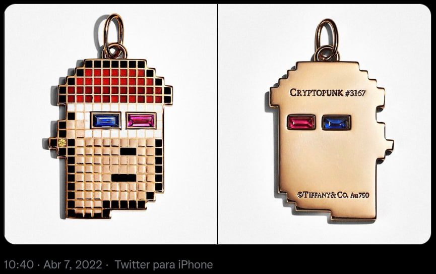 Tiffany's lanzará joyas y NFT inspirados en los CryptoPunks