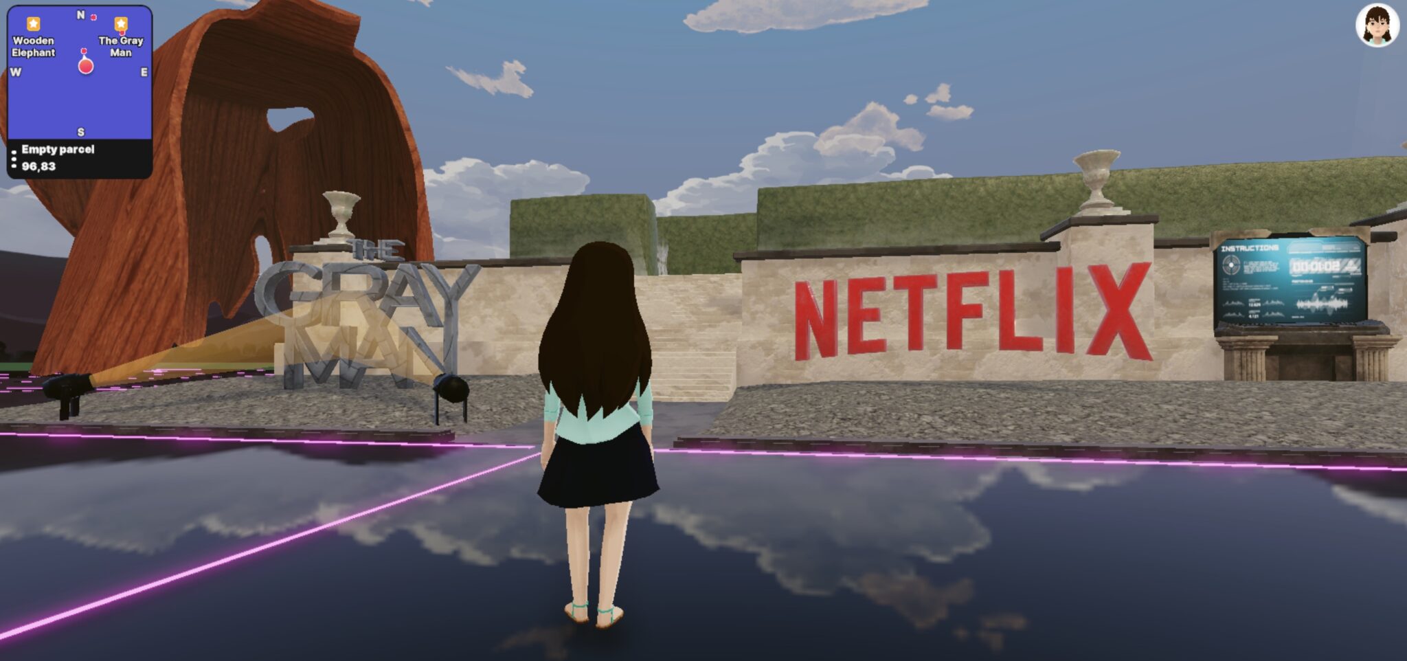 Netflix explora el metaverso Decentraland con su nueva película "The Grey Man"