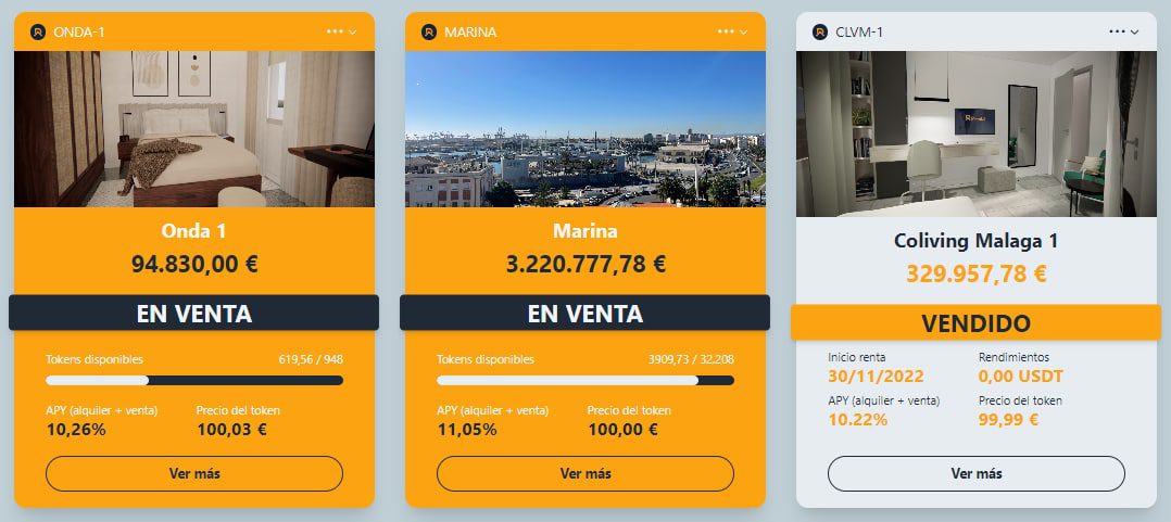 RentaIT inmuebles tokenizados