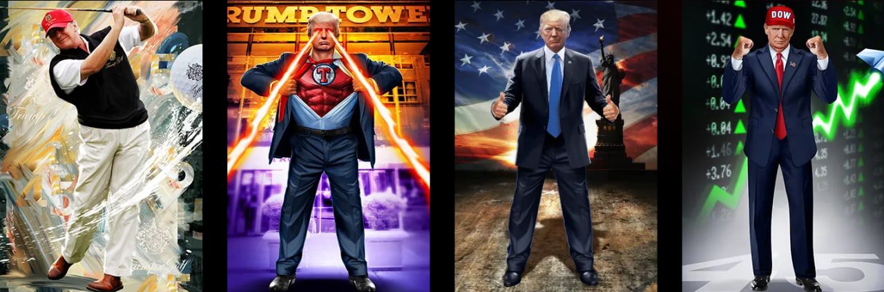 Los NFT entran en campaña: Donald Trump lanza 45.000