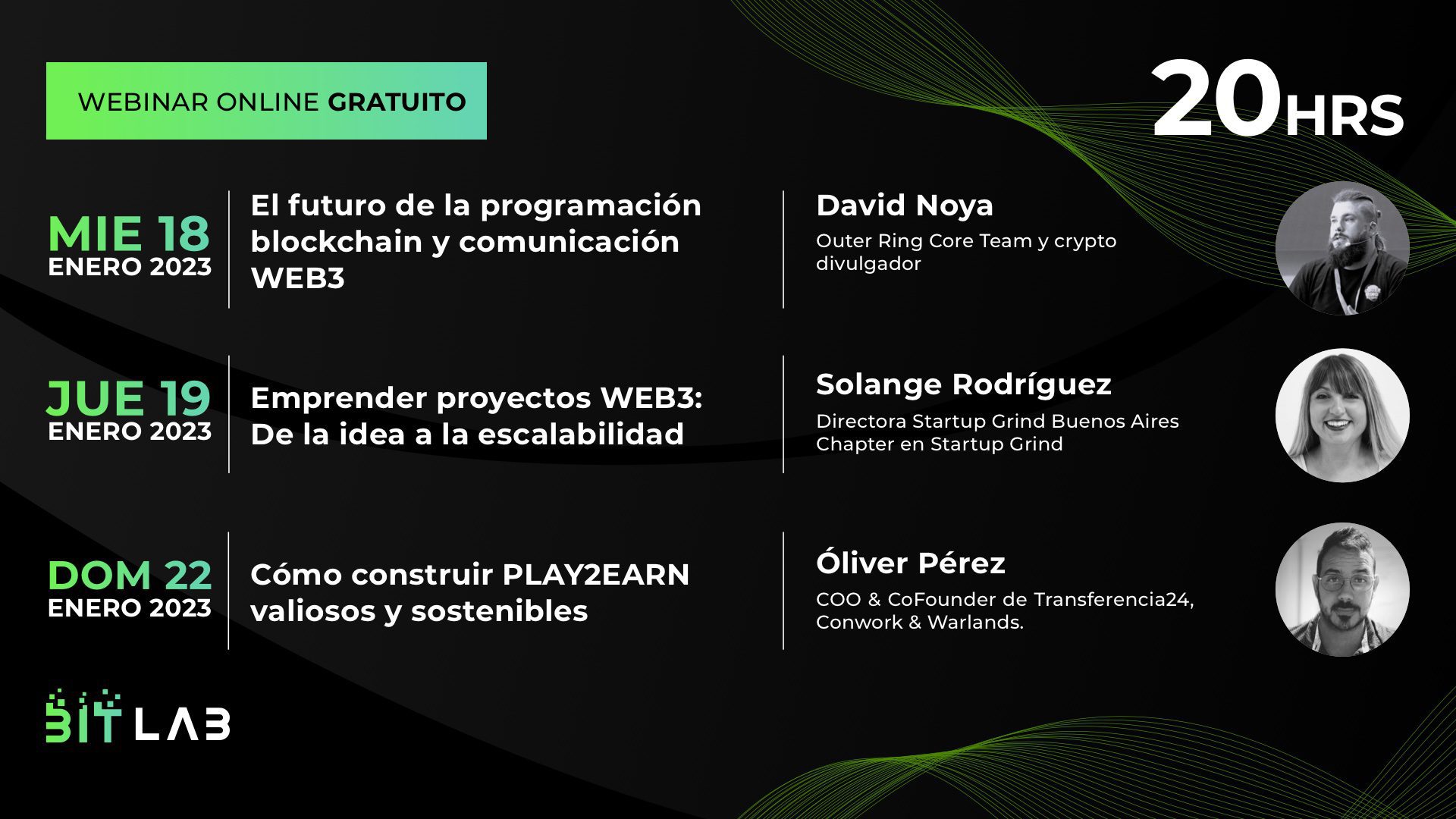 BITLAB ofrecerá 6 seminarios formativos gratuitos sobre Web3