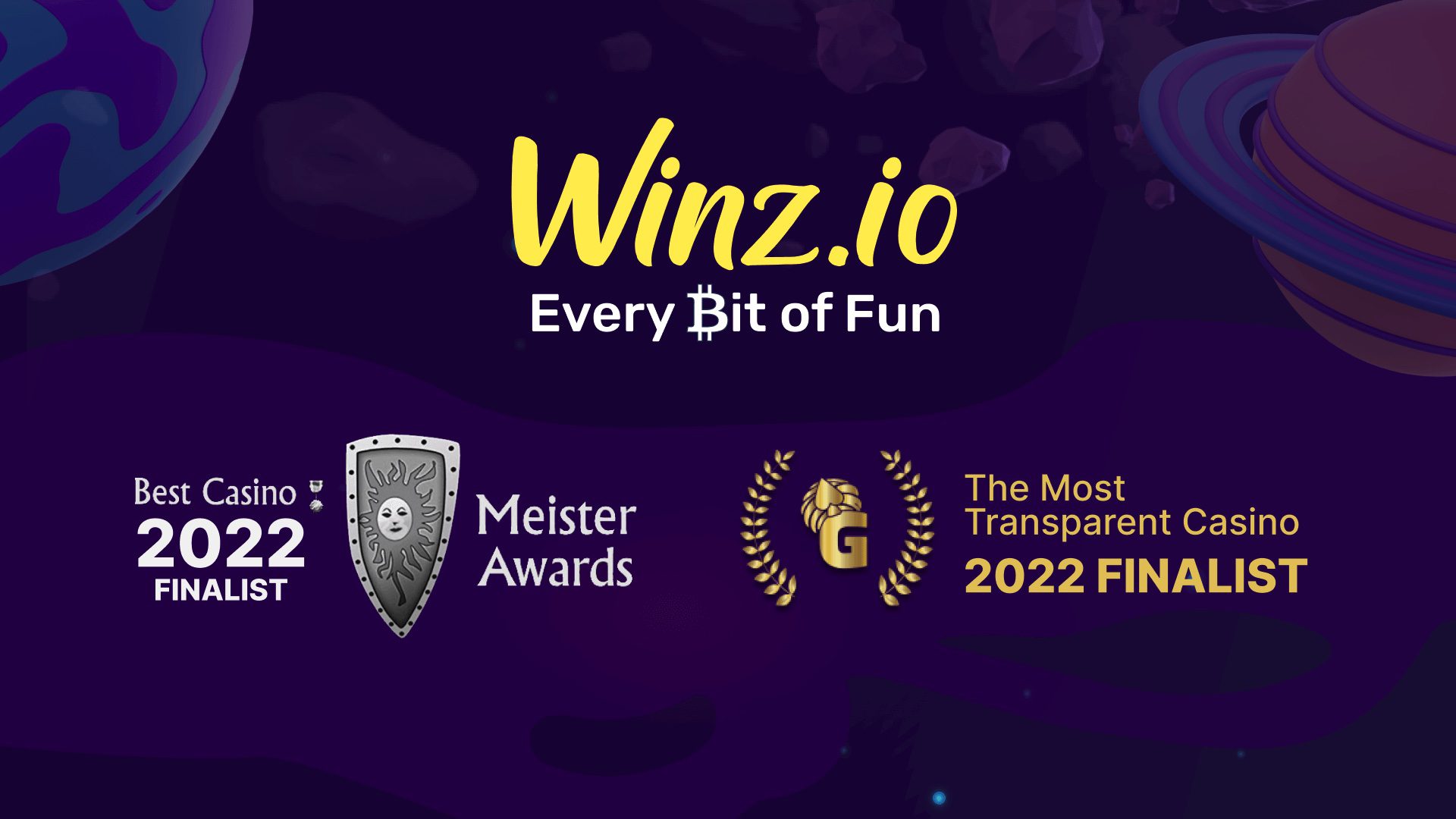 Criptocasino y Sportsbook Winz.io, nominados a importantes premios de apuestas