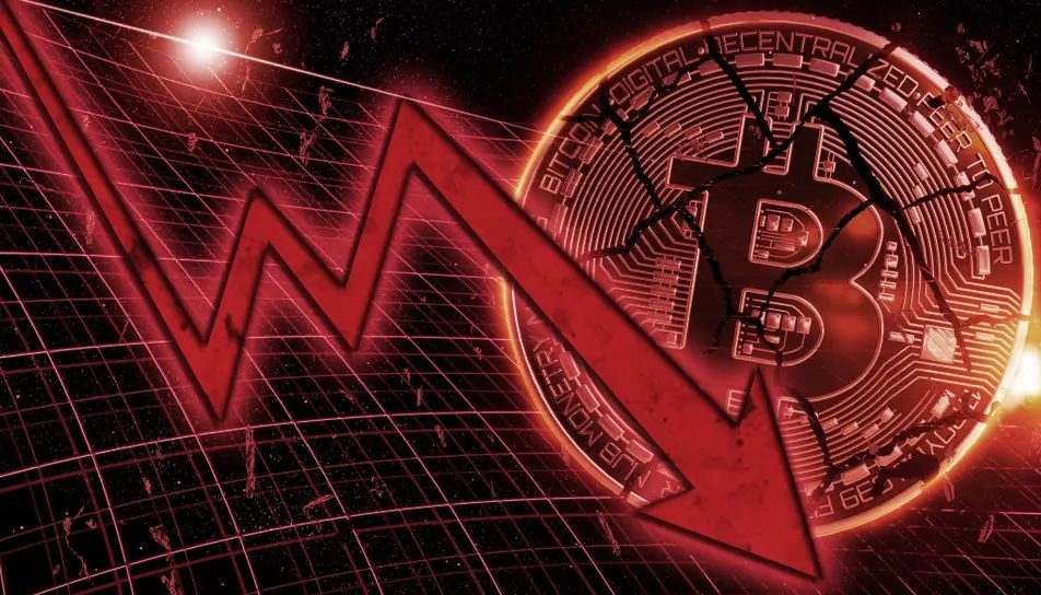 Inicio de semana con fuertes caídas en precios de criptomonedas