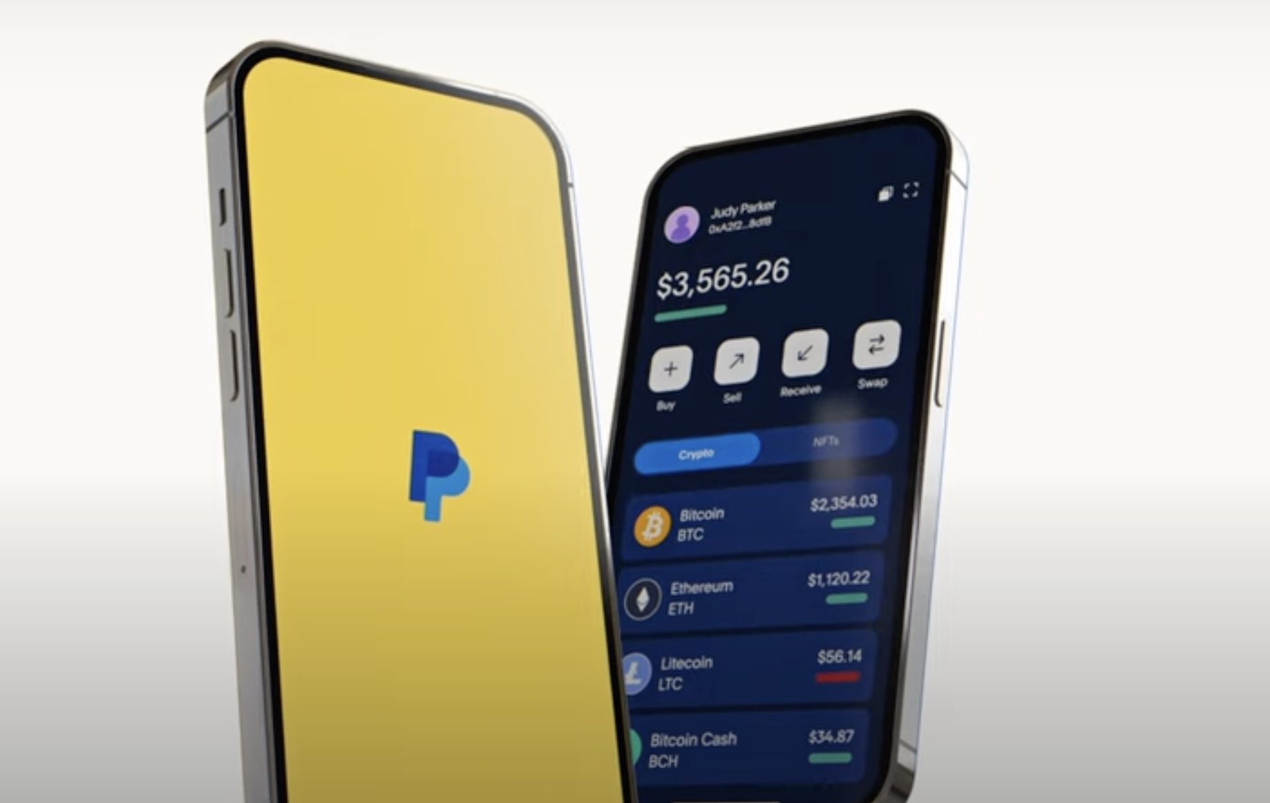 PayPal criptomonedas dólares
