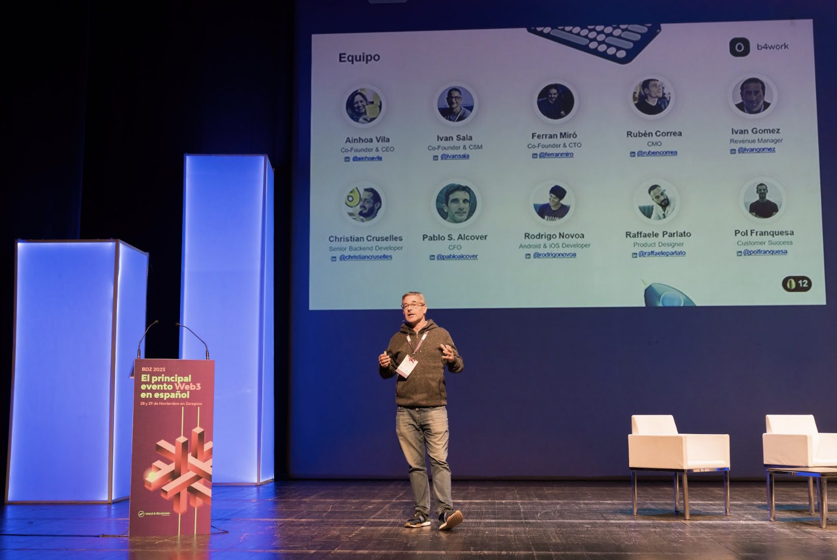 B4work gana el Startup Pitch BDZ 2023, de Web3 Zaragoza