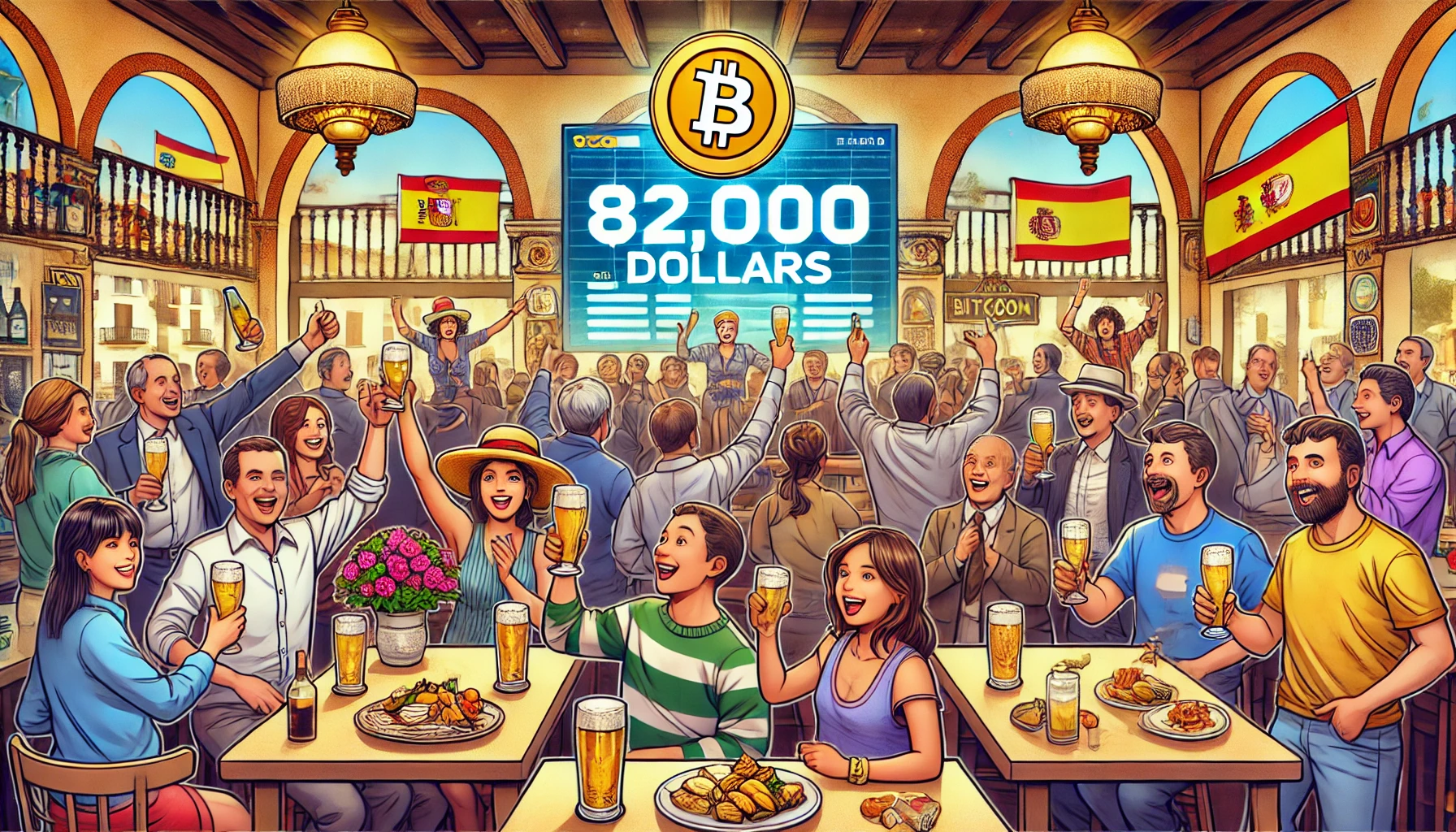Bitcoin pulveriza récords: 1 BTC hoy vale más de 82.000 dólares