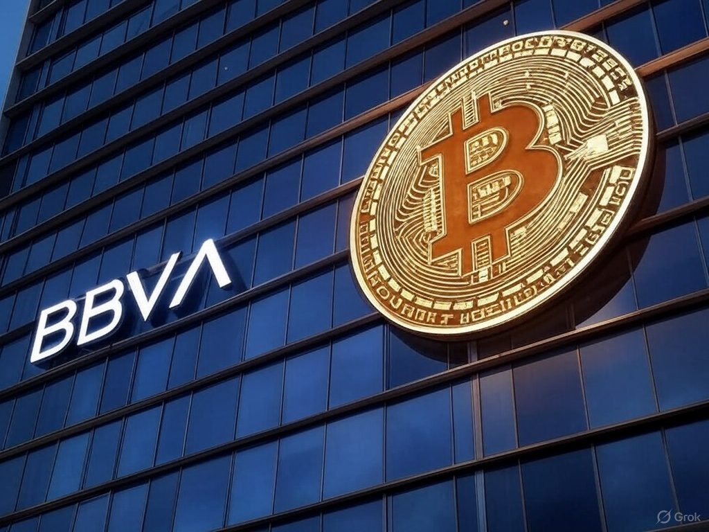 BBVA ofrece compraventa y custodia de bitcoin y ETH en España