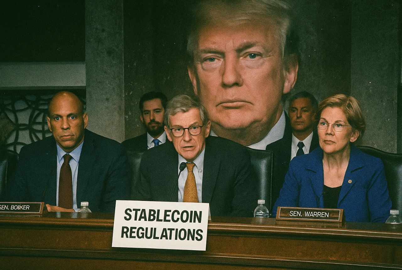 Senado de EEUU vota ley de stablecoins mientras Trump es investigado