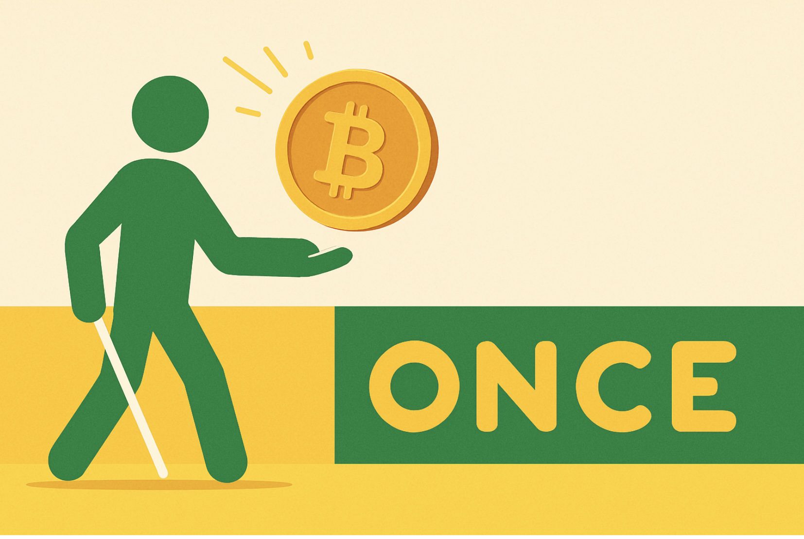 La ONCE legitima en su publicidad a bitcoin como premio del futuro
