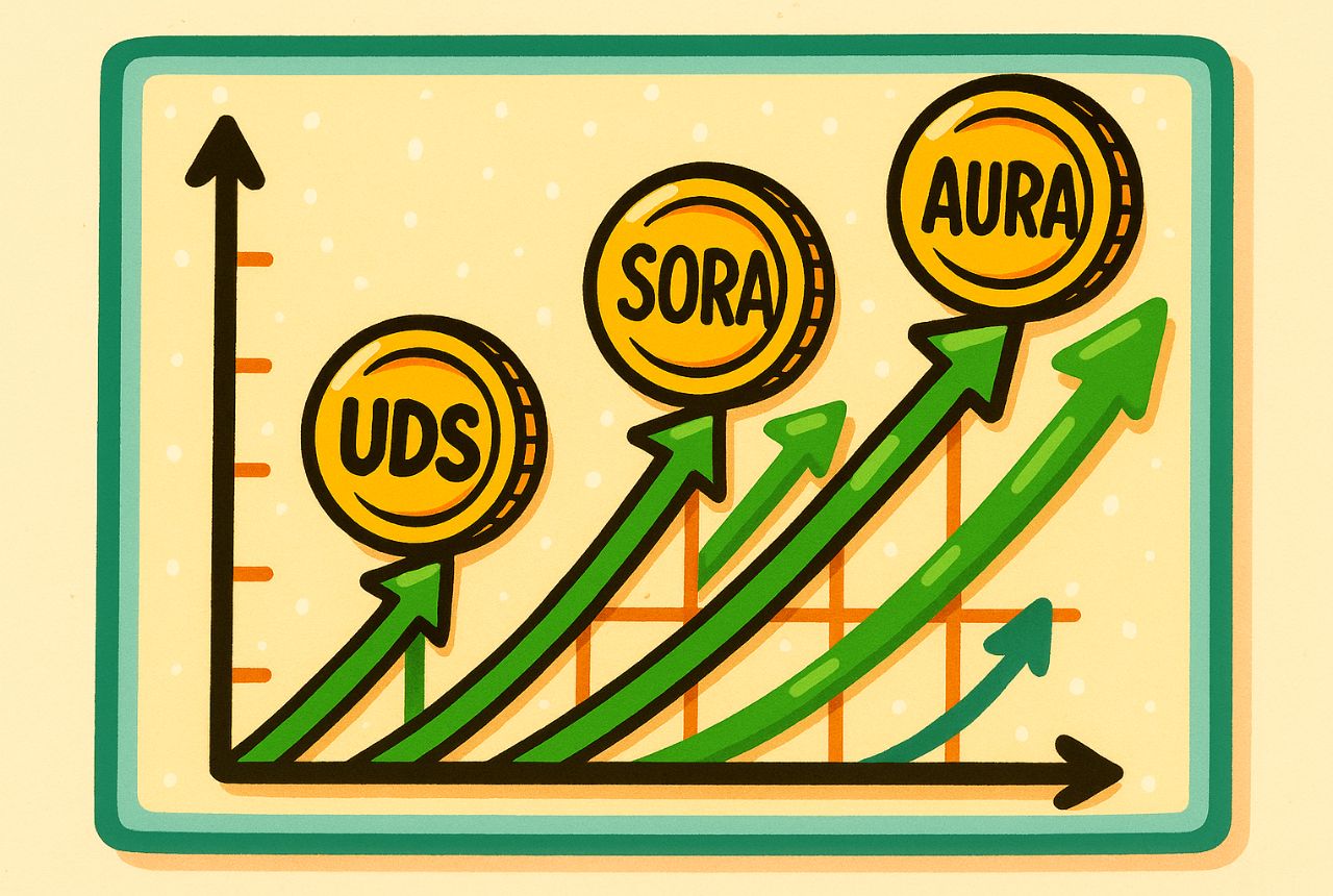Las criptomonedas con mayor aumento de precio en 2025