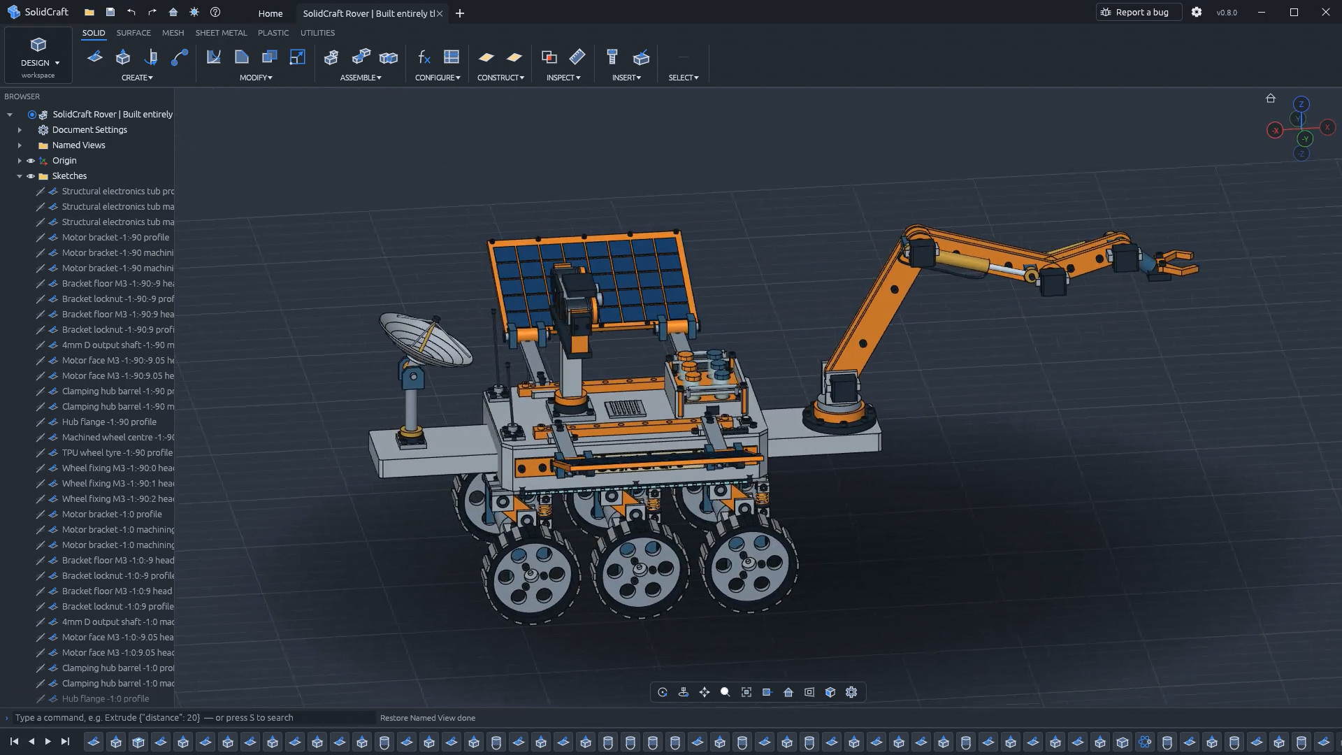 Rover SELENE, la mayor demostración de las capacidades y potencial de SolidCraft